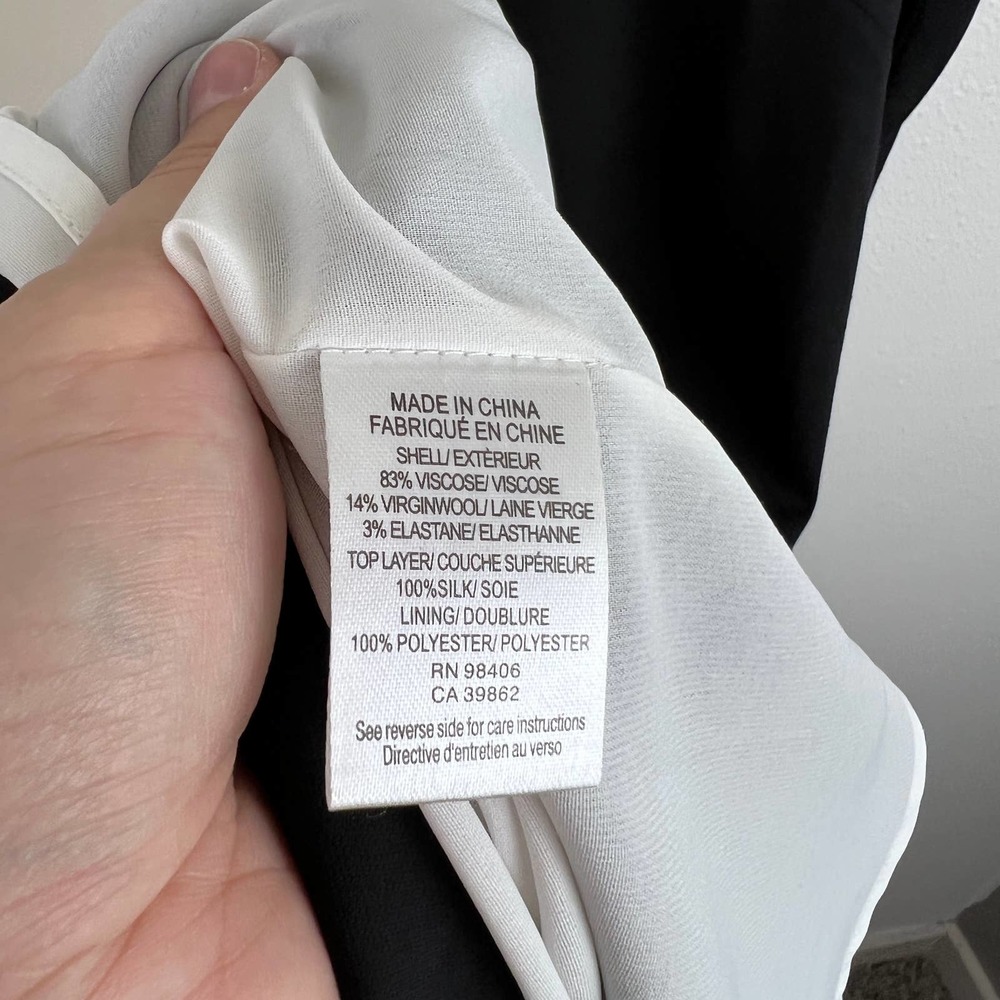 Theory Colorblock Shift Dress - Picture 8 of 9